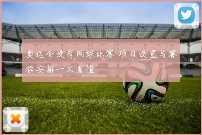 奥运会设有网球比赛 项目设置与赛程安排一文看懂